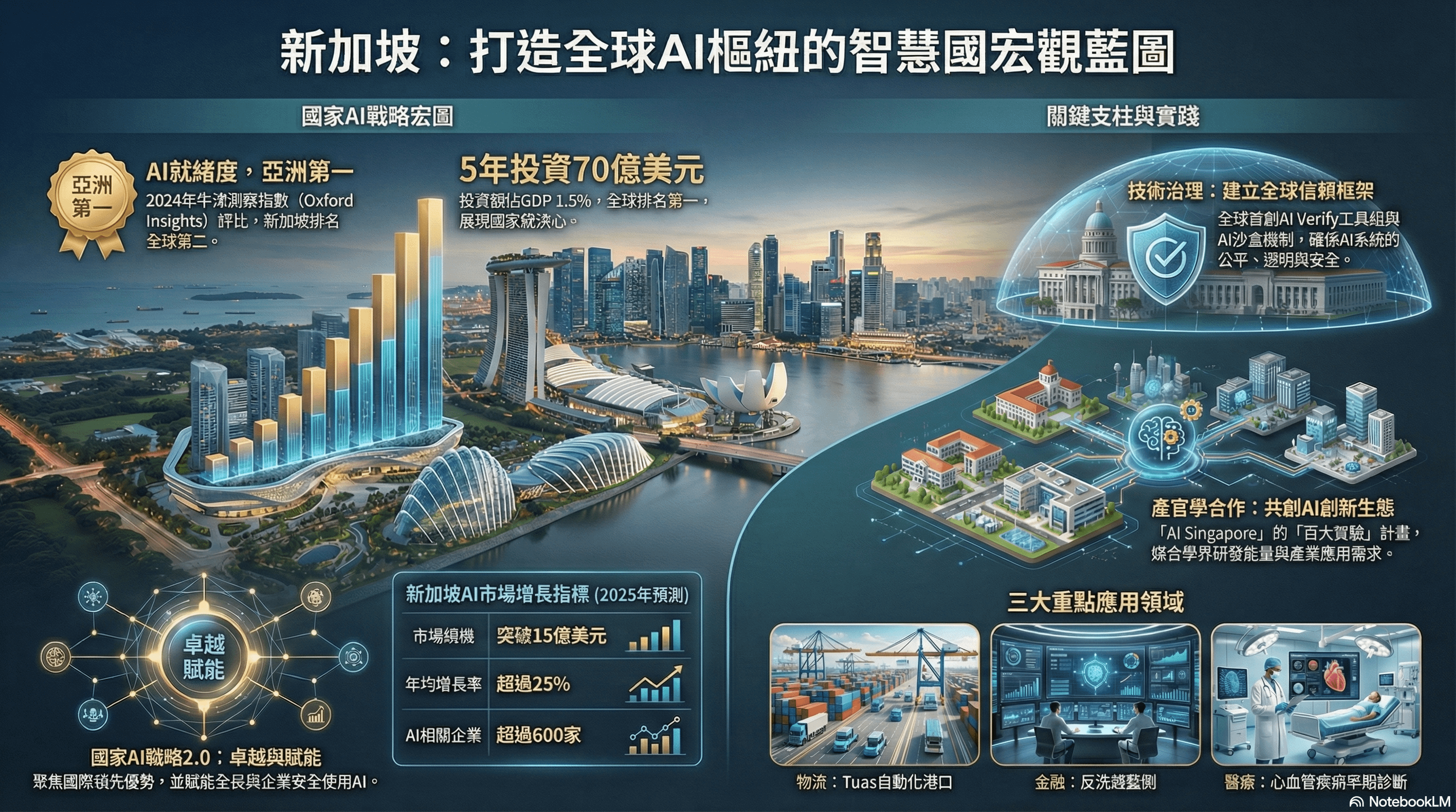 新加坡 AI 智慧國家政策標竿學習