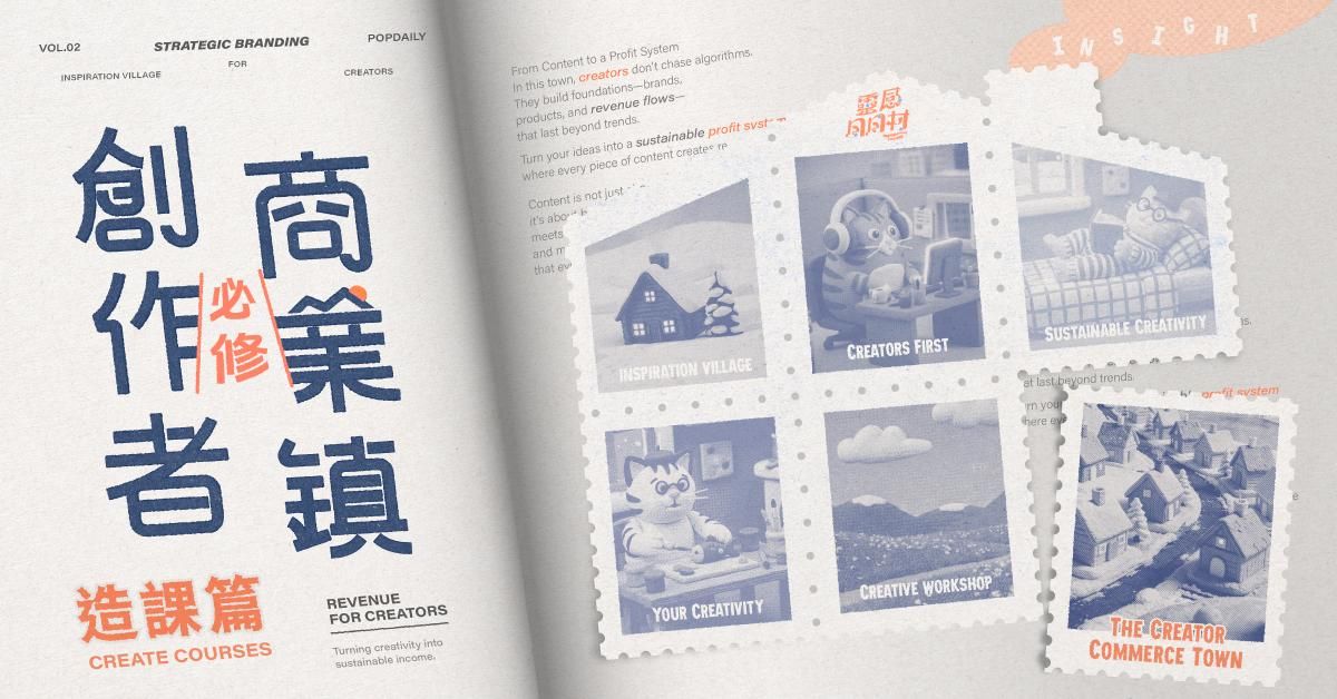 靈感日日村創作者商業鎮-造課篇 / With Kim