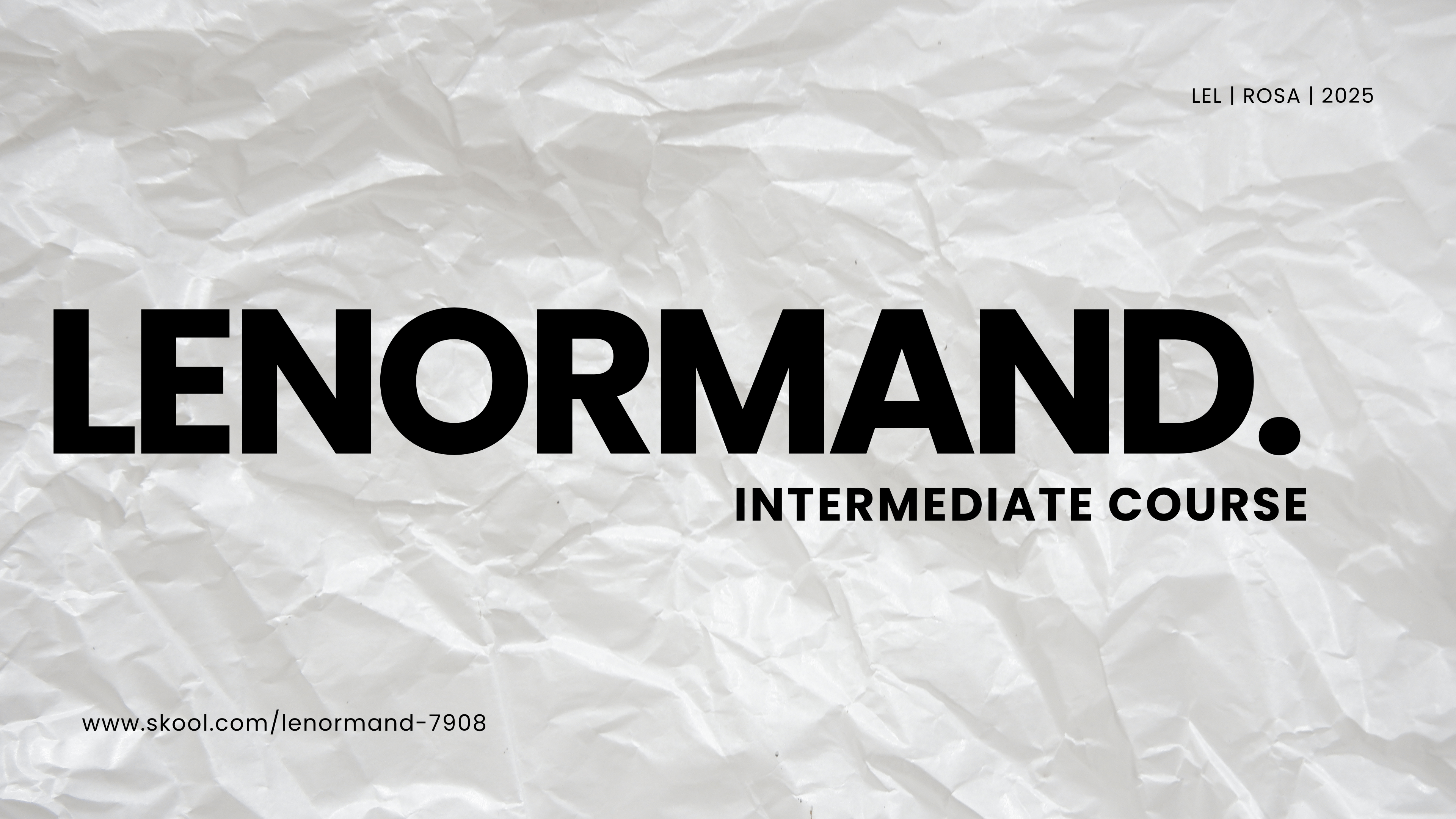 【直播課】雷諾曼高階-大藍圖專班