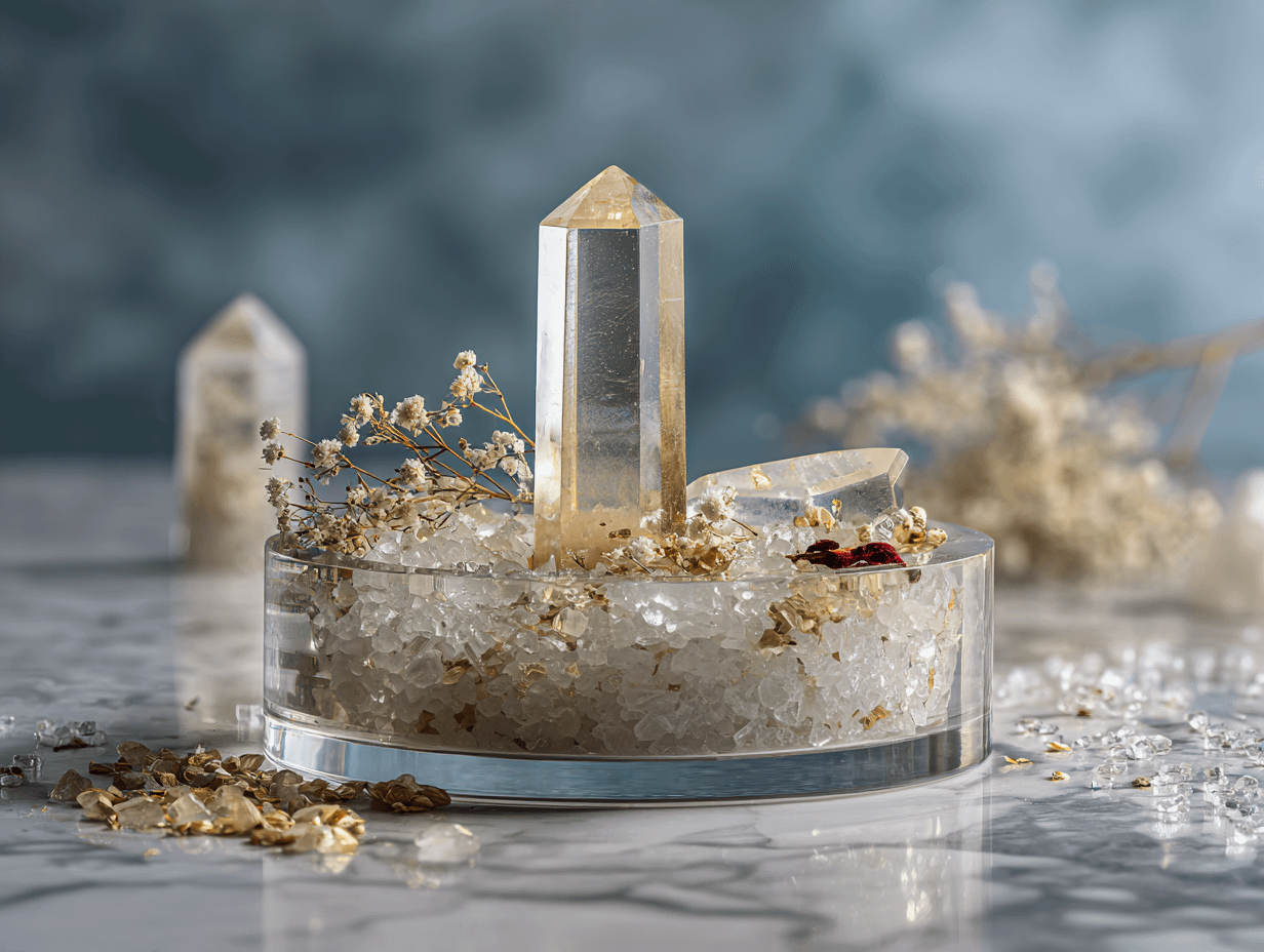 水晶能量花藝盆｜一對一專屬守護 - 🌿 基本款