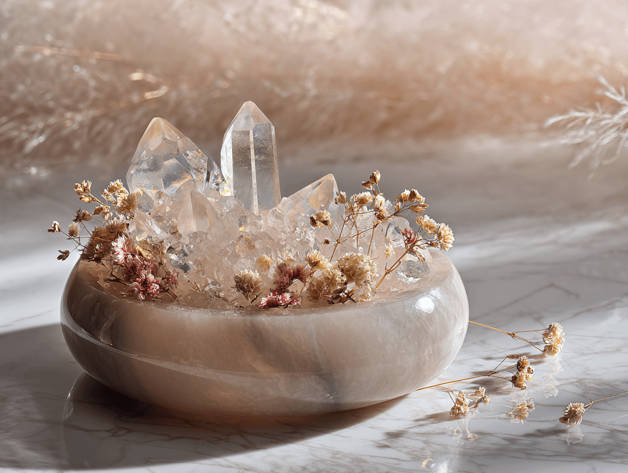 水晶能量花藝盆｜一對一專屬守護 - 🔮 訂製款
