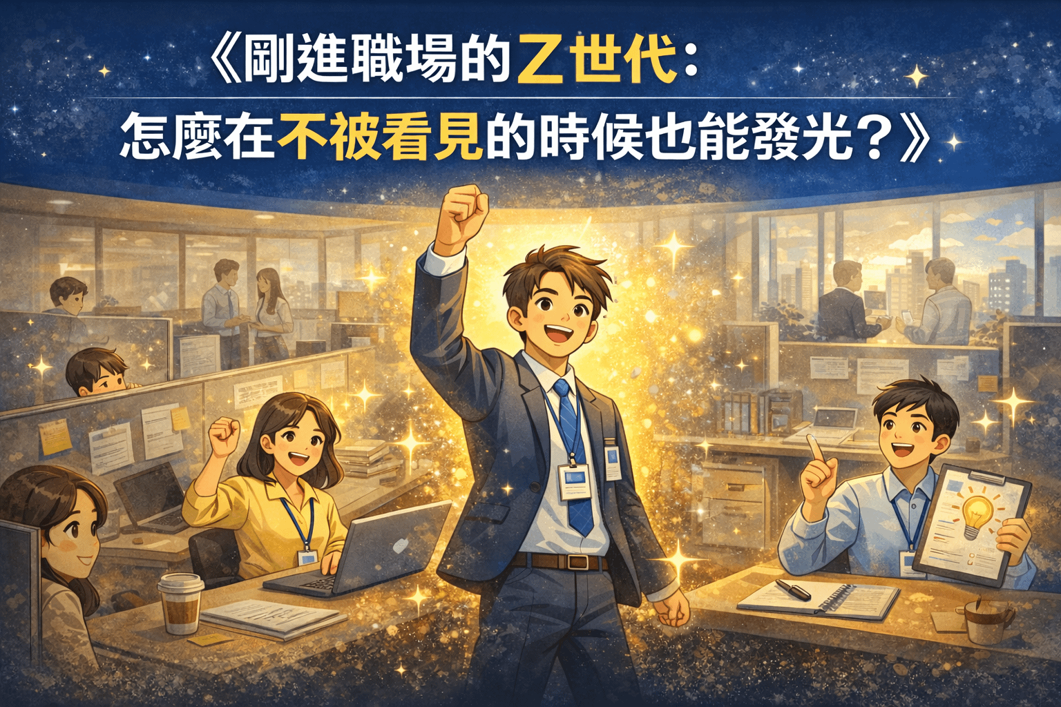 剛進職場的Z世代：怎麼在不被看見的時候也能發光？