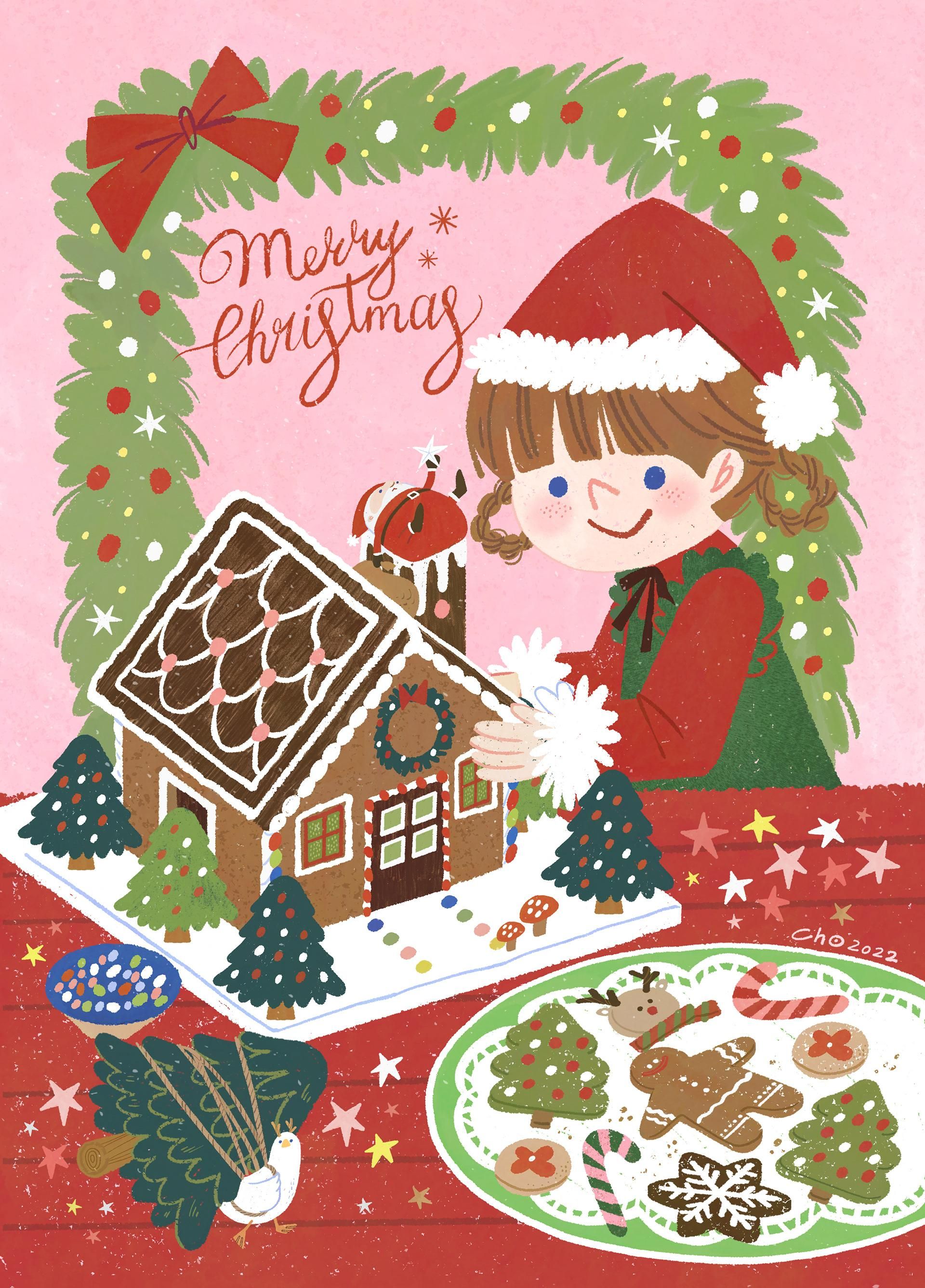 溫暖系插畫家—雀斑女孩