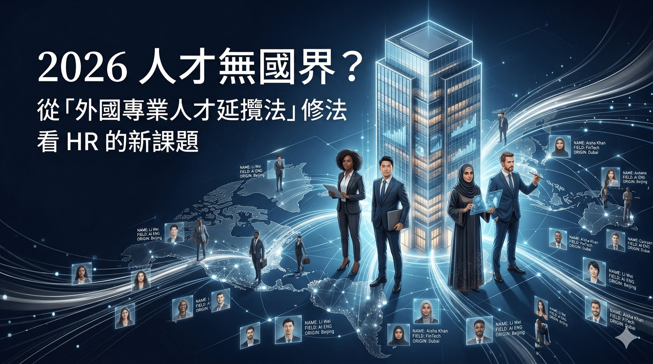 2026 人才無國界？從「外國專業人才延攬法」修法看 HR 的新課題