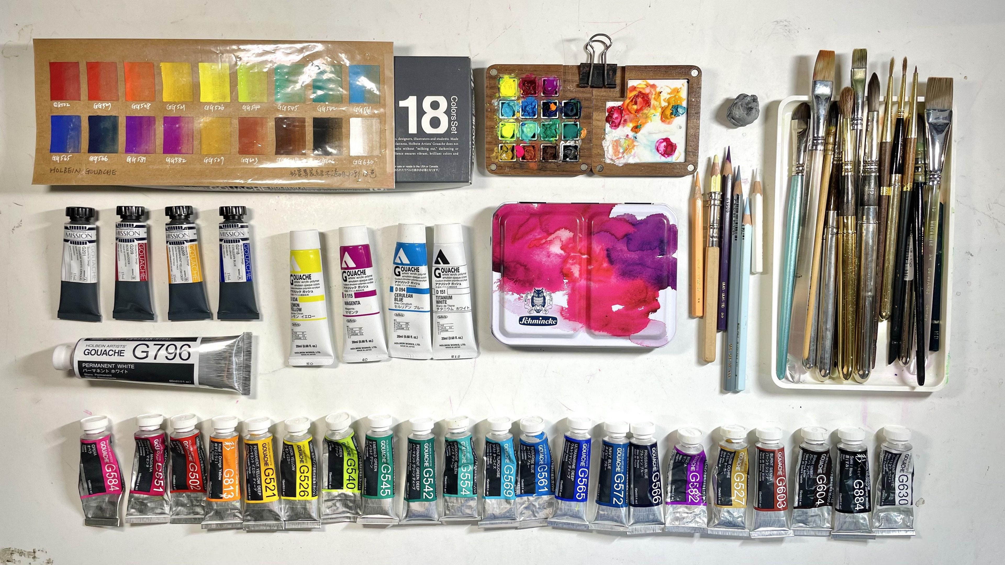 什麼是不透明水彩（gouache）？