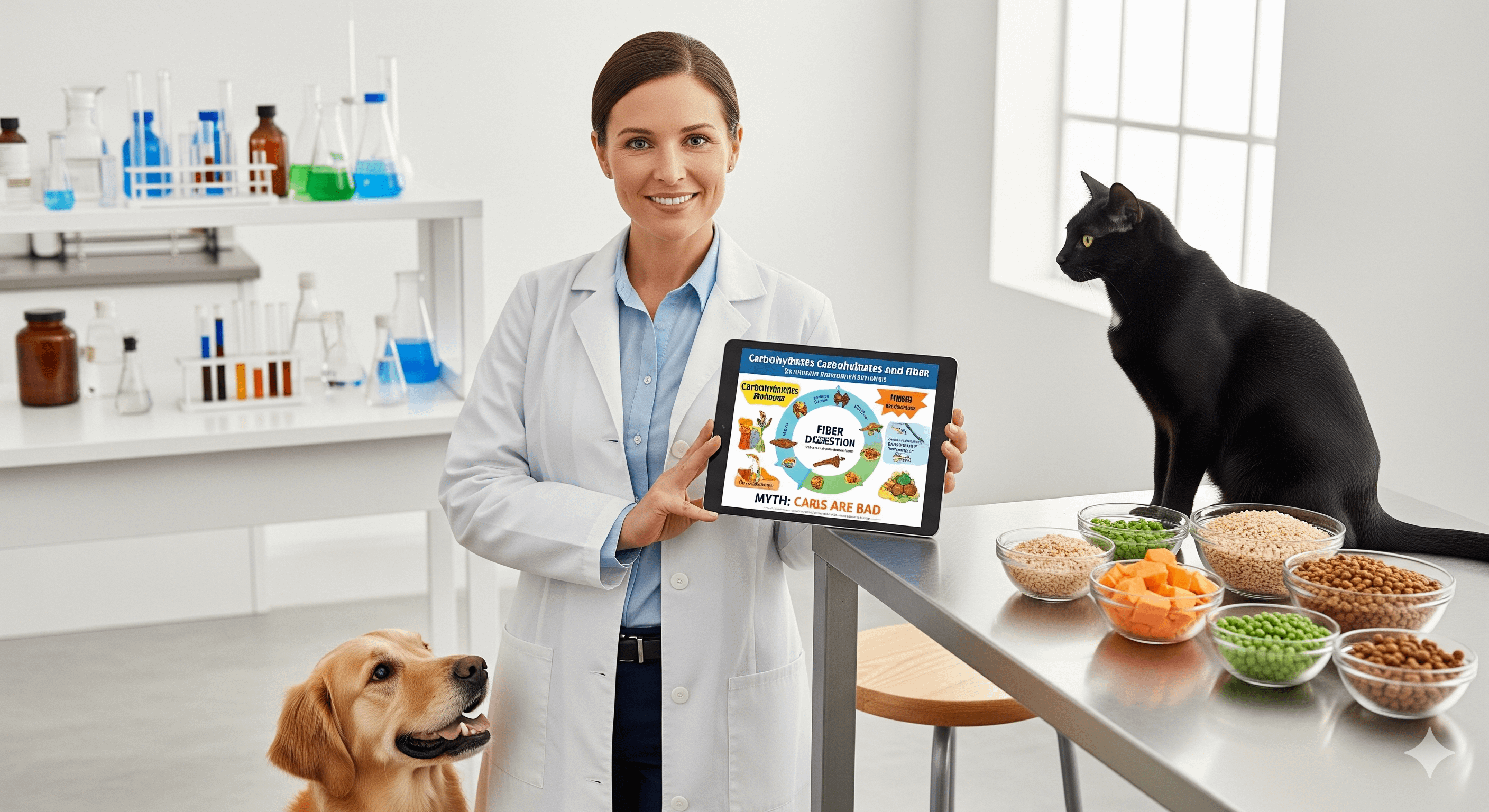 基礎營養 ｜ 破解犬貓碳水迷思：基礎營養中碳水化合物與纖維的角色