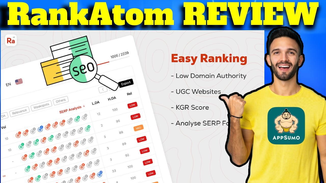 RankAtom: The Ultimate Keyword Tool for SEO