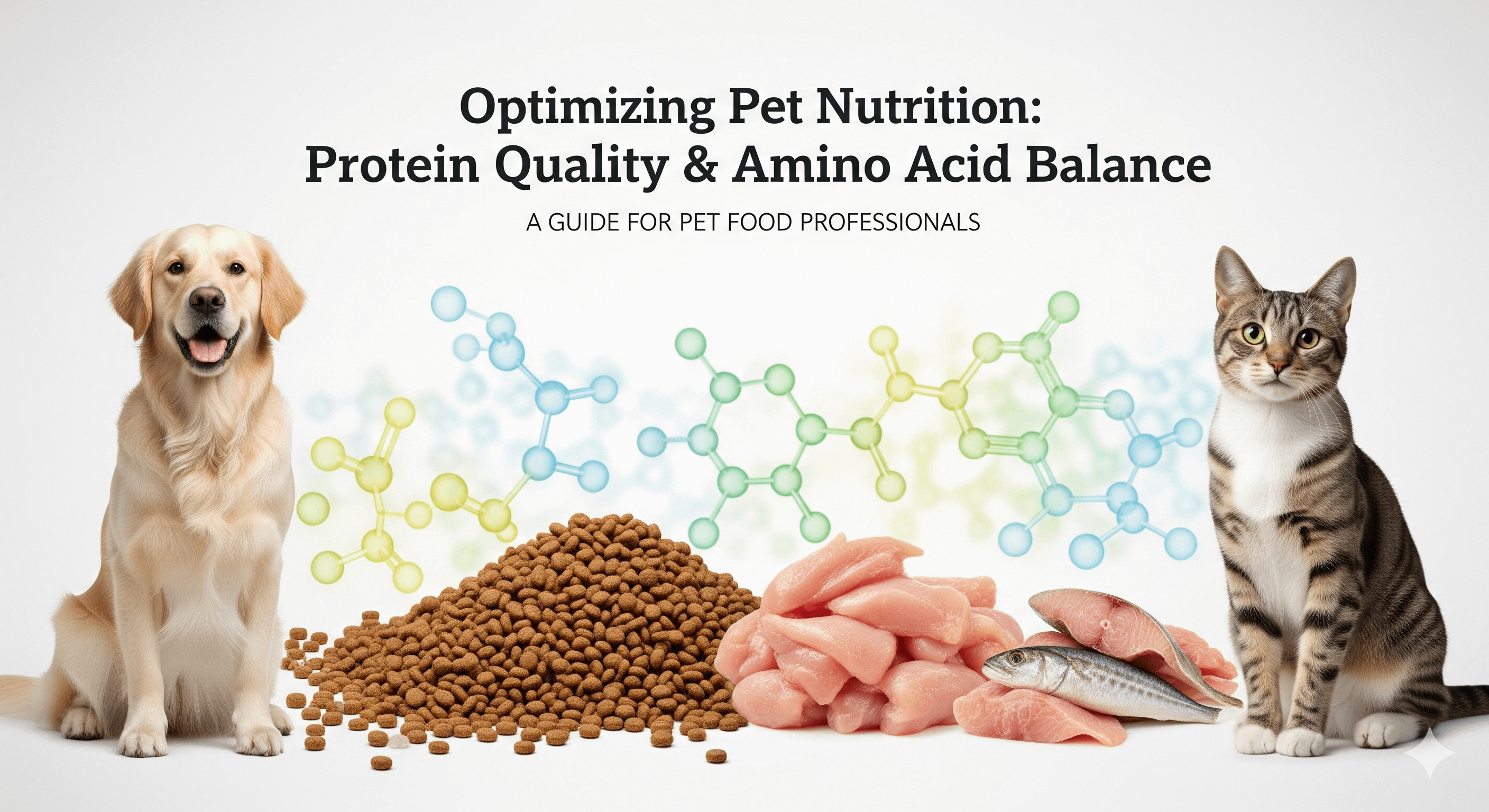 基礎營養｜ 高蛋白≠高營養：看懂犬貓「蛋白質品質」與「胺基酸平衡」