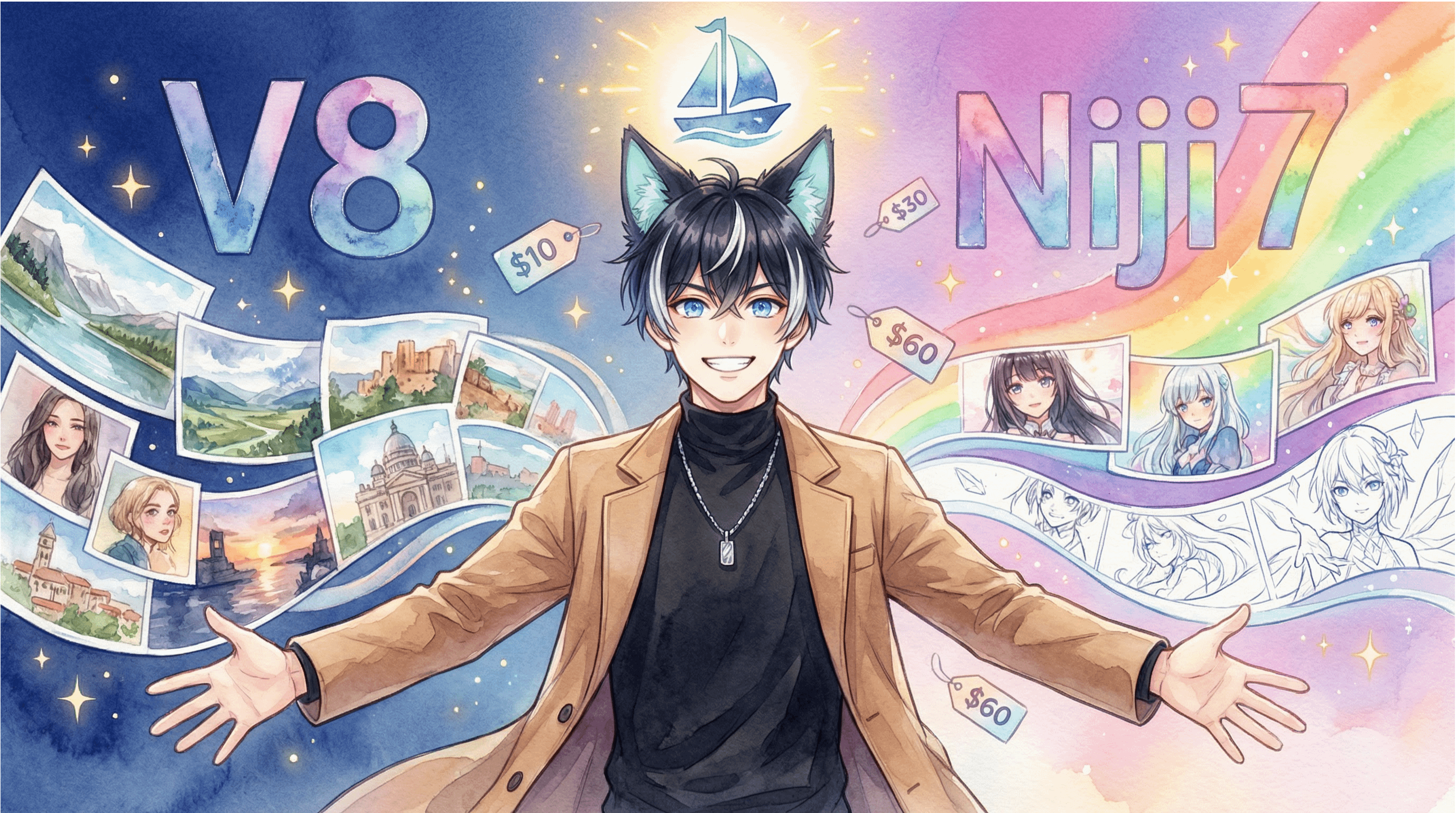 Midjourney 2026 完整指南：V8 即將登場、Niji 7 動漫革命、定價方案全解析