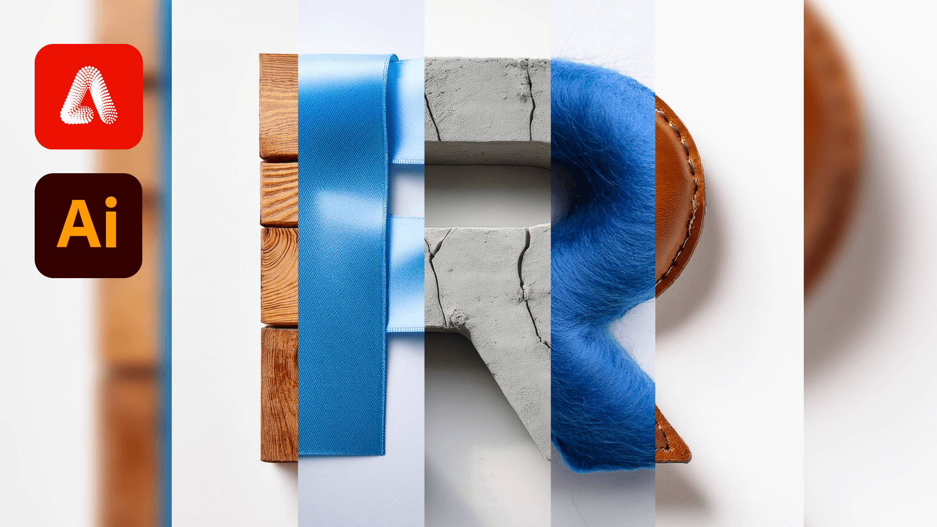 🪵 Adobe Firefly 生成複合材質字體