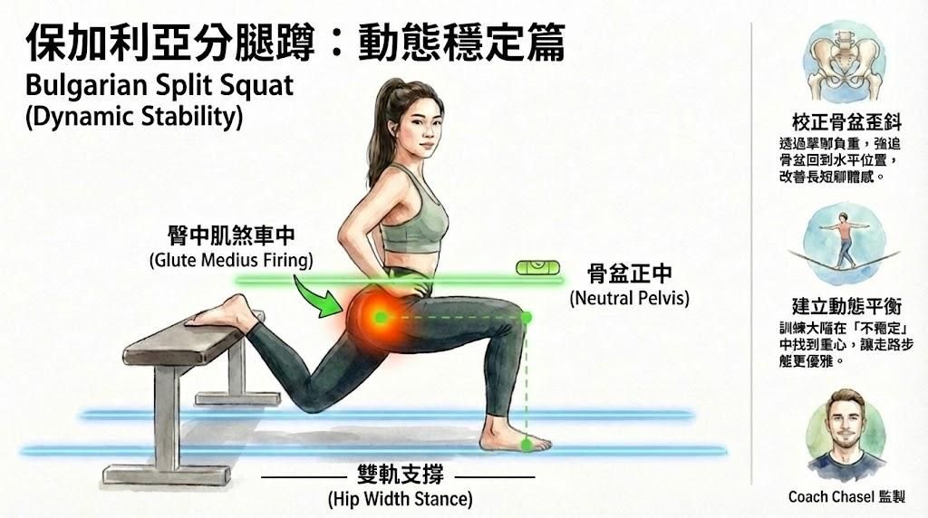 保加利亞分腿蹲