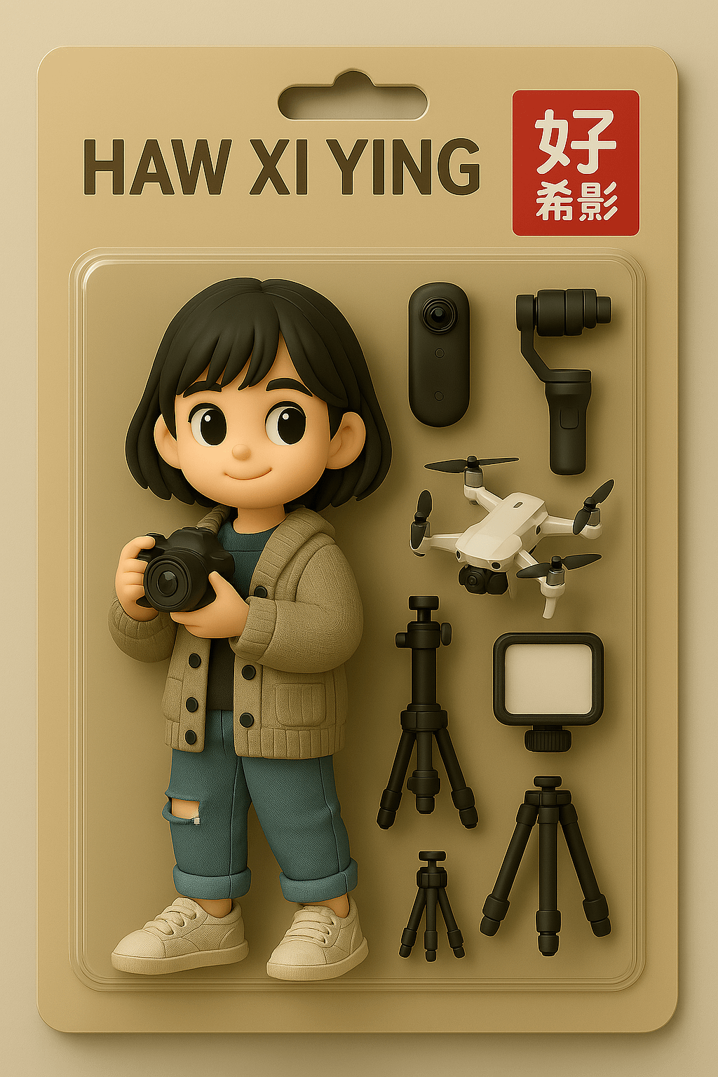 AI 公仔盒製作全攻略：複製貼上！ 好希影獨家「萬用公式」讓你秒變設計師！