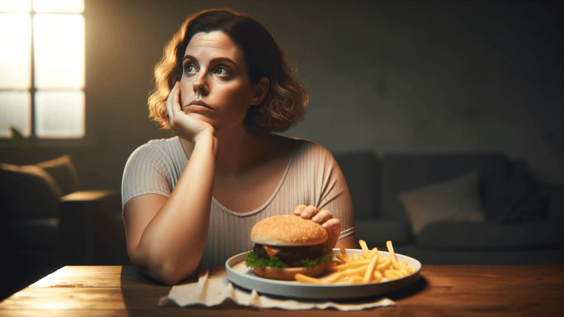 離不開垃圾食物，因為想紓壓就會亂吃