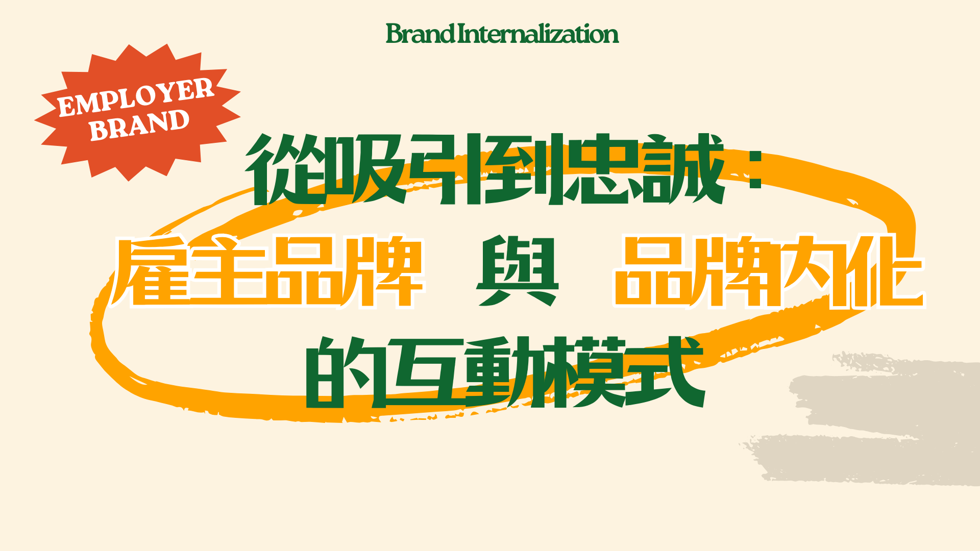 從吸引到忠誠：雇主品牌與品牌內化的互動模式 