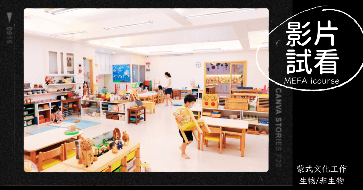 ｜試看影片｜蒙式動物文化工作_生物、非生物介紹