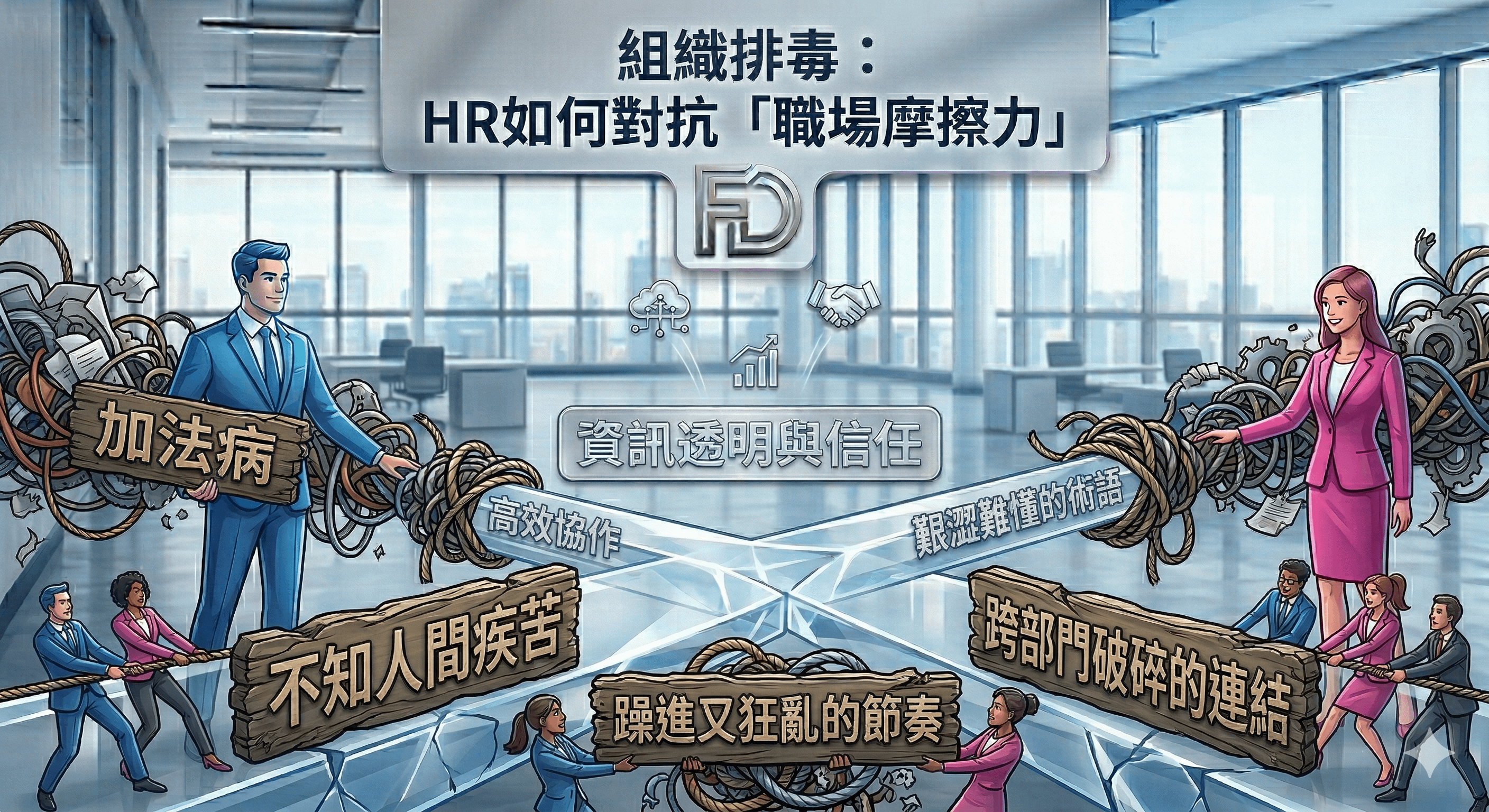 組織排毒：HR如何對抗「職場摩擦力」