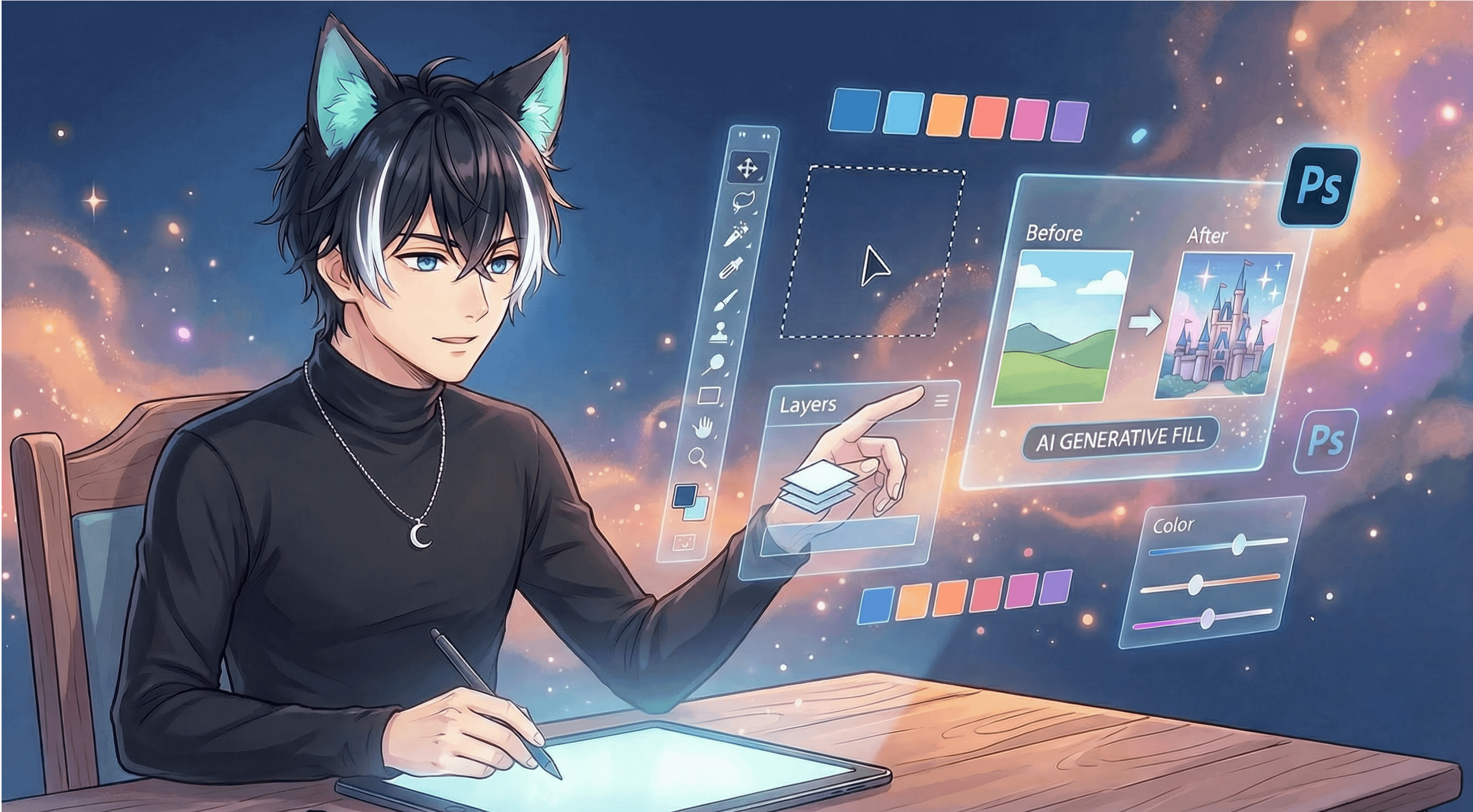 Photoshop 完整功能介紹、AI 新功能與設計師應用指南