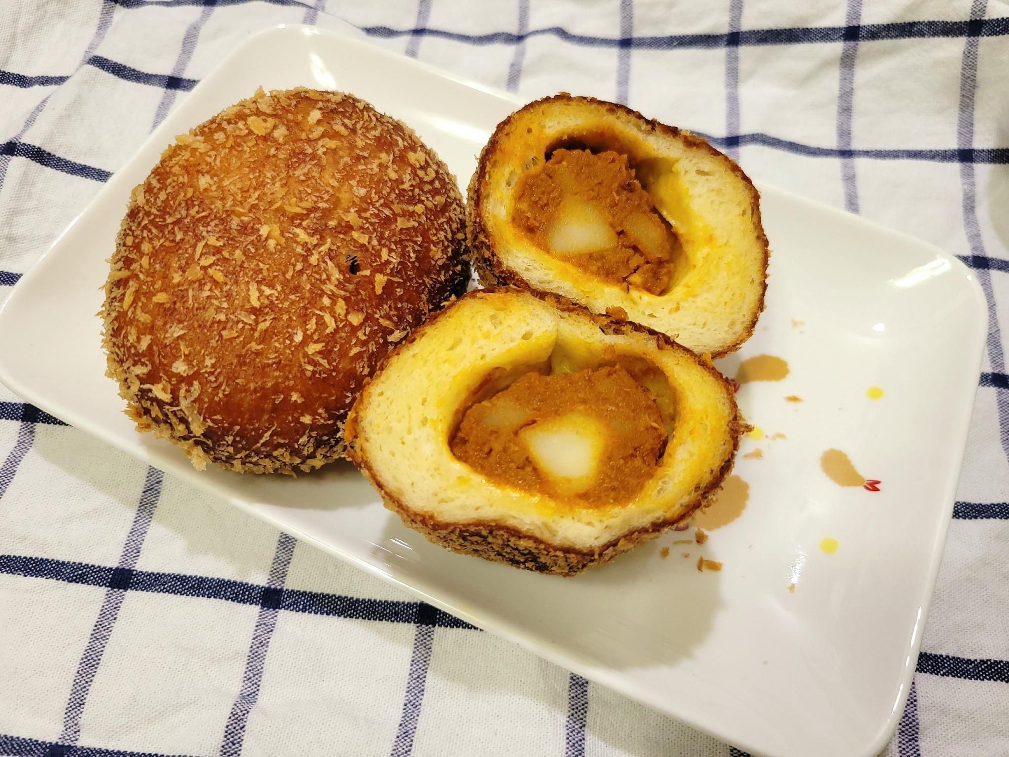 從沒想過，我居然能親手做出咖哩麵包