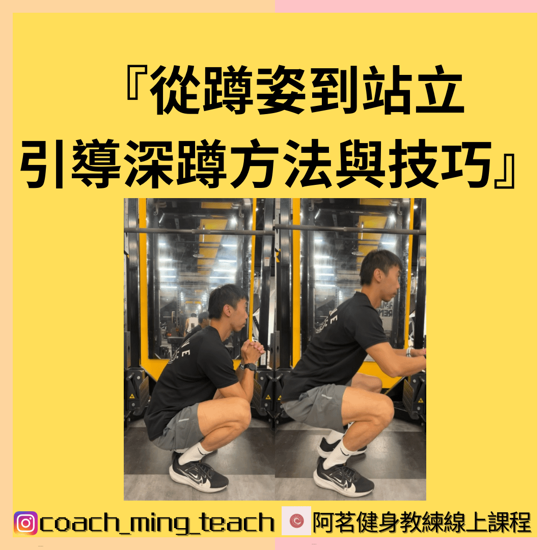 『從蹲姿到站立：引導深蹲方法與技巧』