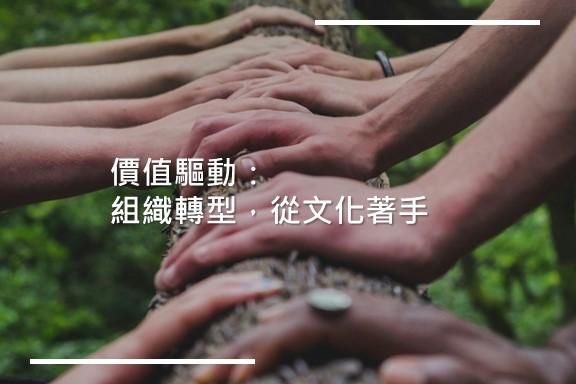 價值驅動：組織轉型，從文化著手