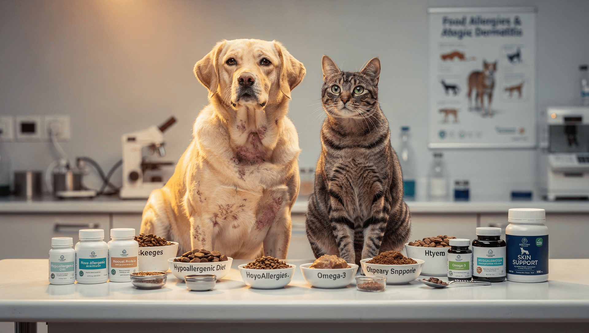 營養與代謝 ｜犬貓食物過敏與異位性皮膚炎的關聯：免疫機制與過敏風險