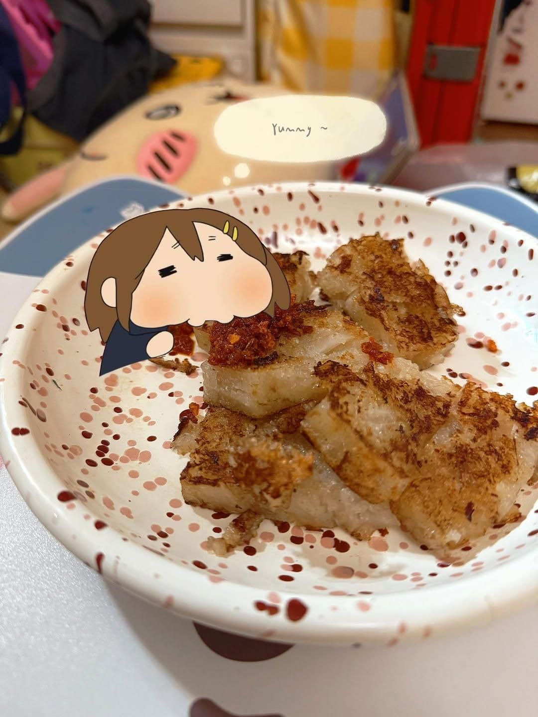 和三歲女兒一起吃，所以沒有用太多臘味不過都好好味