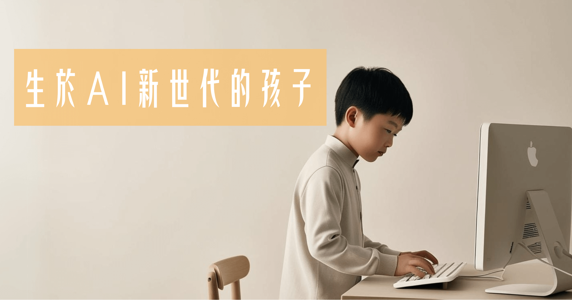 生於AI新世代的孩子