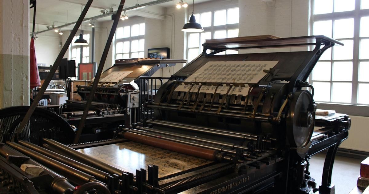 印刷機改變世界 一本書撼動信仰