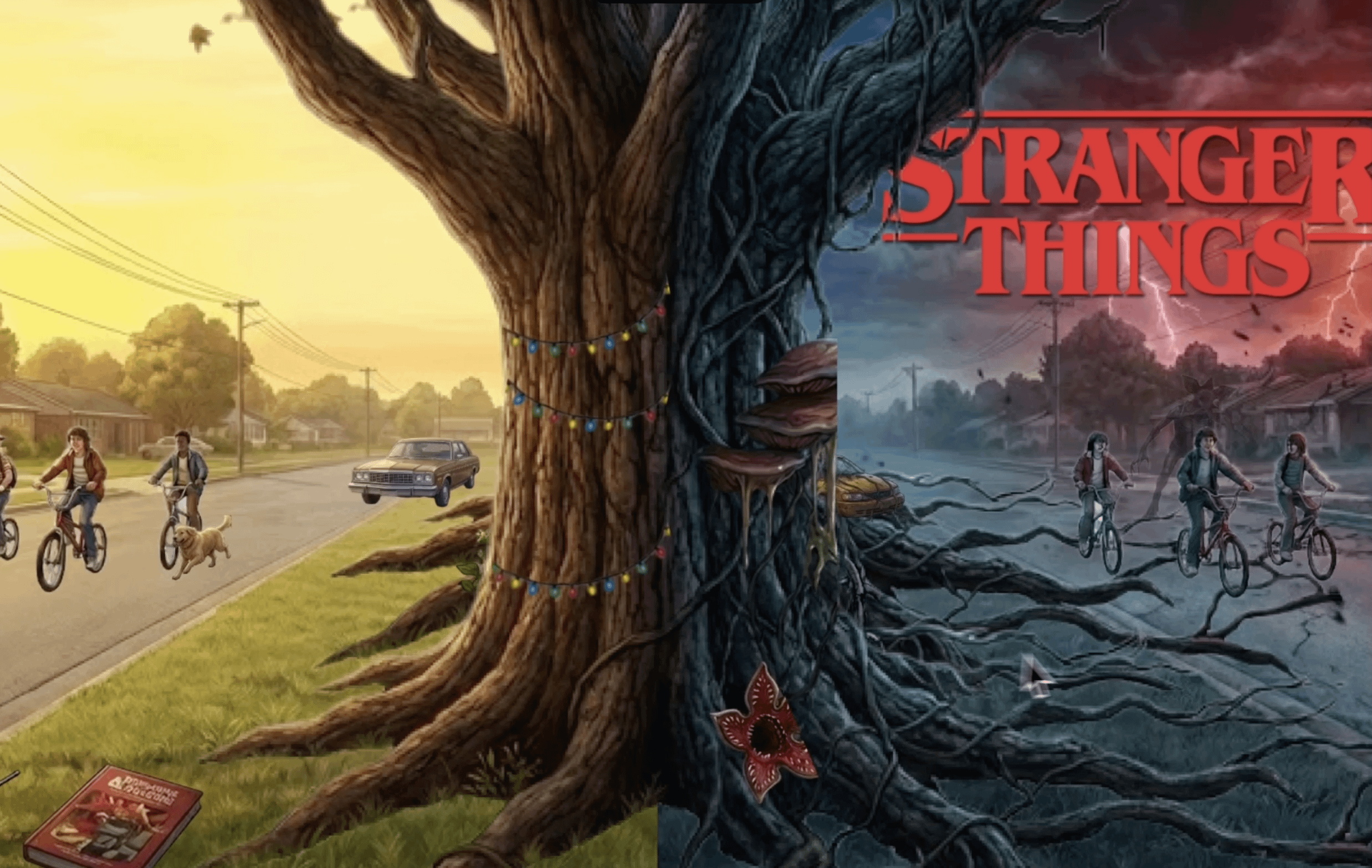 用 Figma 做出《怪奇物語》拖動視差轉場（正常世界 ↔ 顛倒世界）