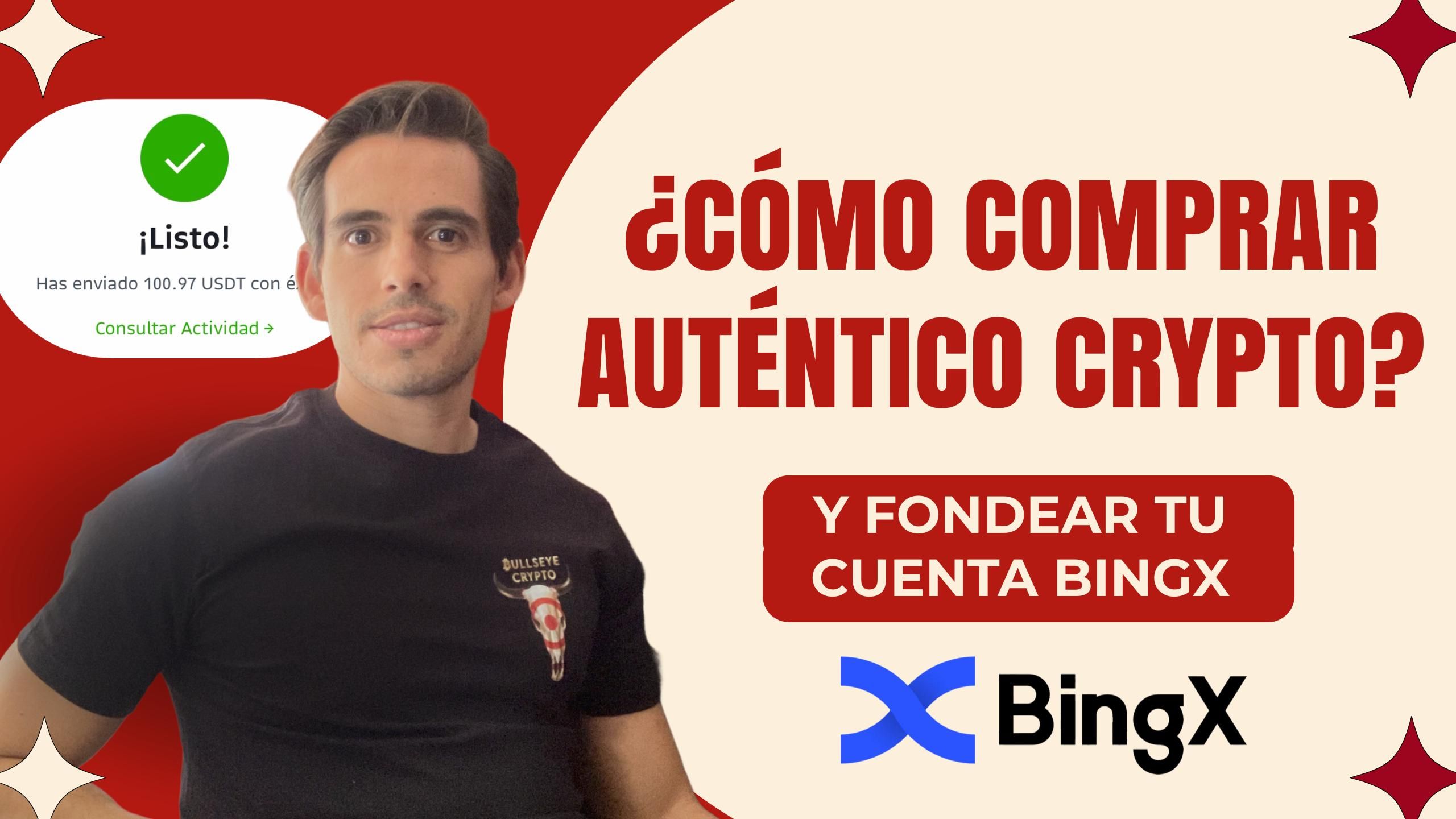 ¿Cómo comprar Crypto y fondear tu cuenta BingX?