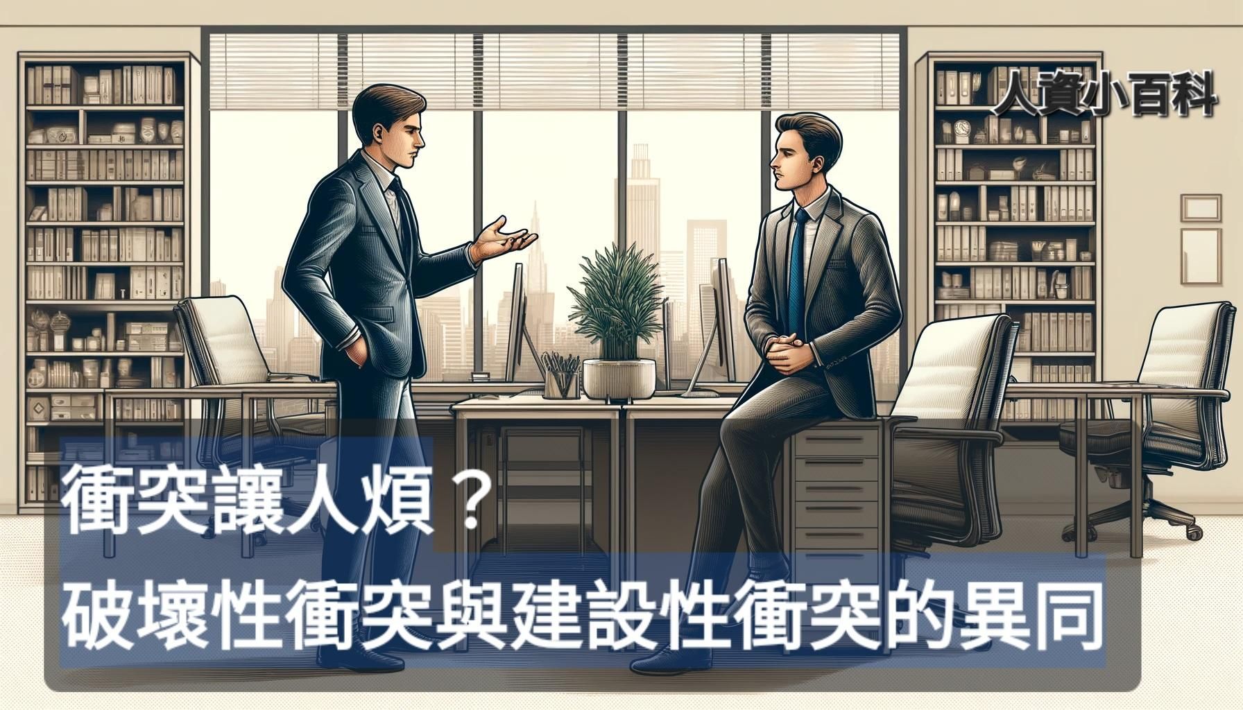＃衝突讓人煩？＃破壞性衝突與建設性衝突的異同 ~ 系列文之一