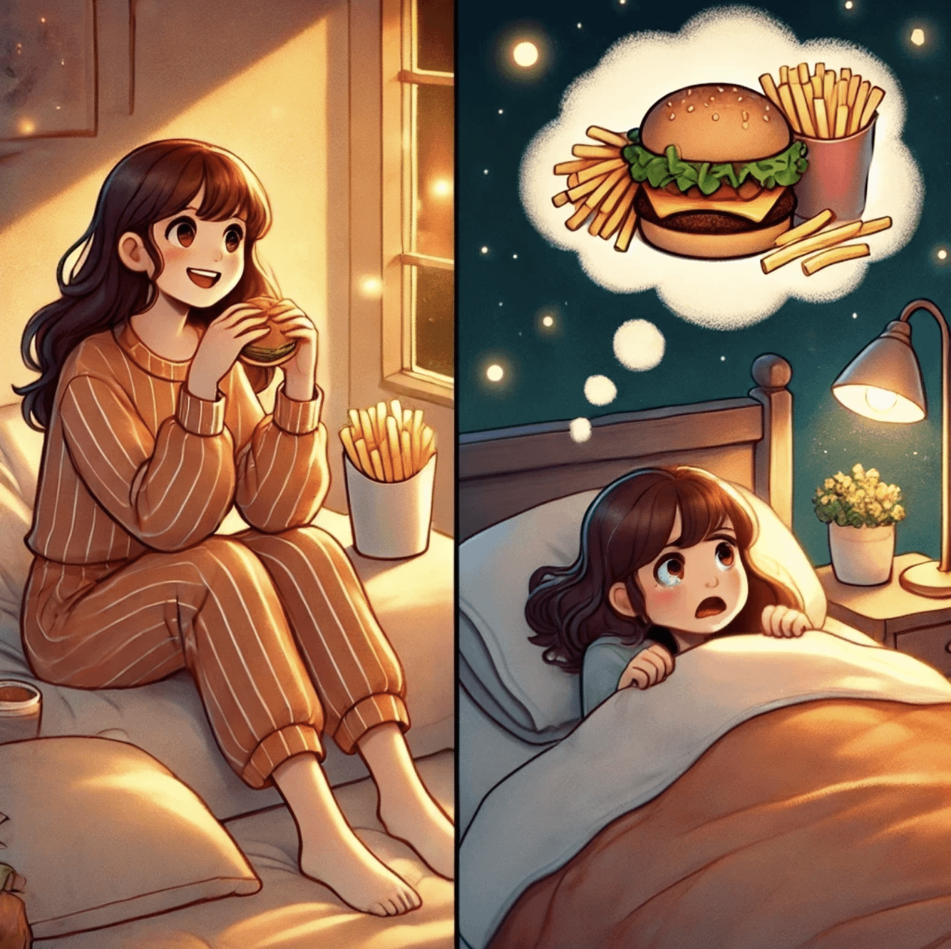 空腹入睡 vs. 睡前宵夜：專家告訴妳哪個方式對健康更好？