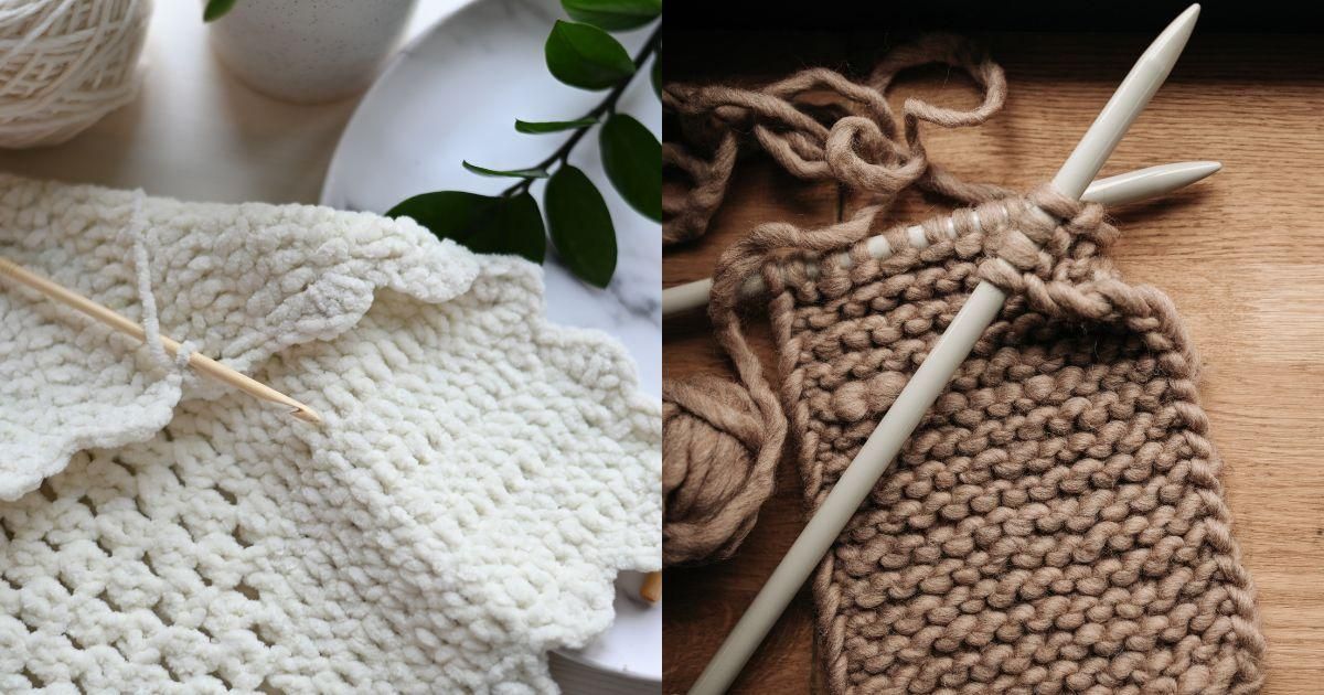 初學編織的新手指南：認識鉤針與棒針編織