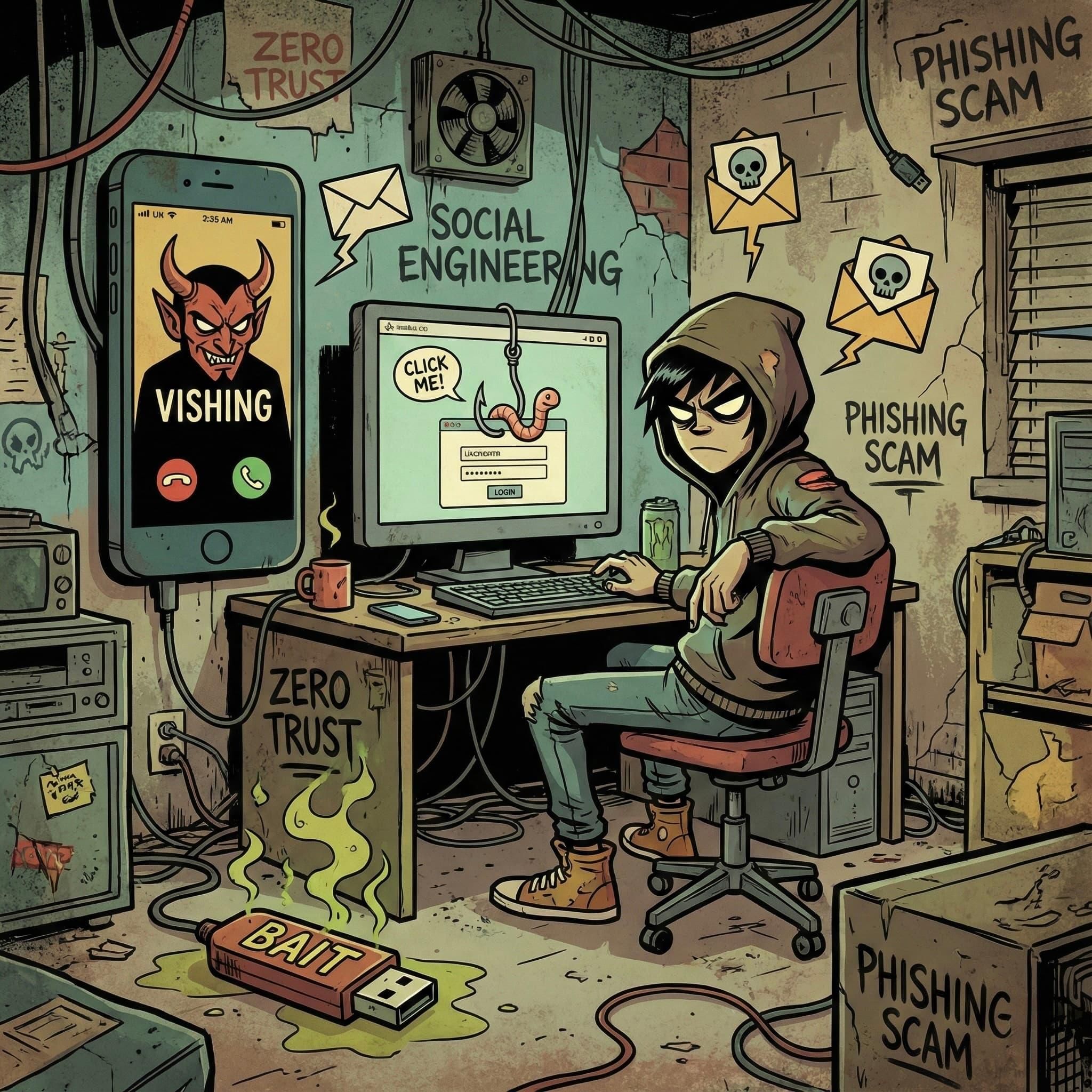 什麼是社會工程學 (SOCIAL ENGINEERING)？駭客不寫程式也能騙走你的密碼