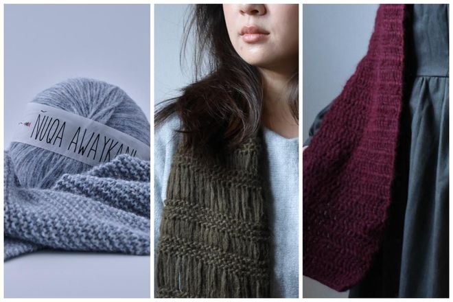 isk-035 三款極輕柔羊駝圍巾|超值影音材料包