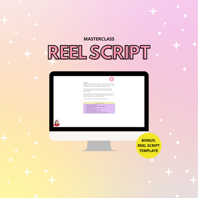 Video Script To Create Reels Fast Masterclass