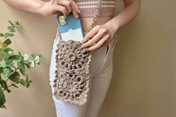 isk-018 花漾織片手機袋|超值影音材料包