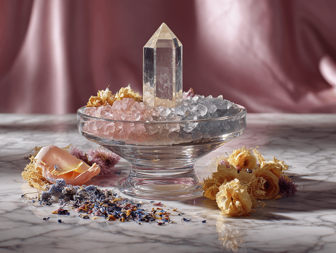 水晶能量花藝盆|一對一專屬守護