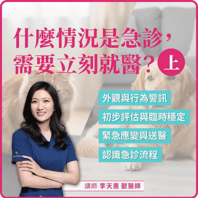 11/29(六) 10:00 什麼情況是急診,需要立刻就醫?(上)