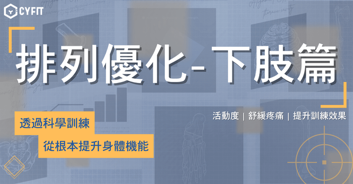排列優化-下肢篇 Lower Body Alignment Optimization