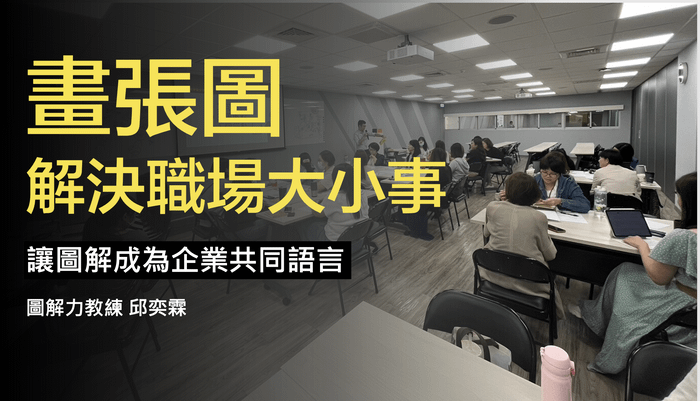 【企業內訓方案】 一張紙的高效圖解 × 資料整理 × 知識萃取