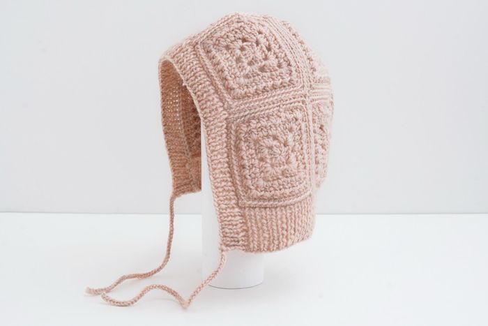 DARUMA 限量材料包 - 鉤針拼花連帽|超值影音材料包 - 鉤針拼花連帽材料包 C(粉)|不含織圖