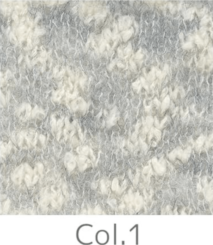 isk-009 かぎ針編む 雪のスヌード 雪花短圍巾｜超值影音材料包 - 色號01｜線上課程＋編織材料包