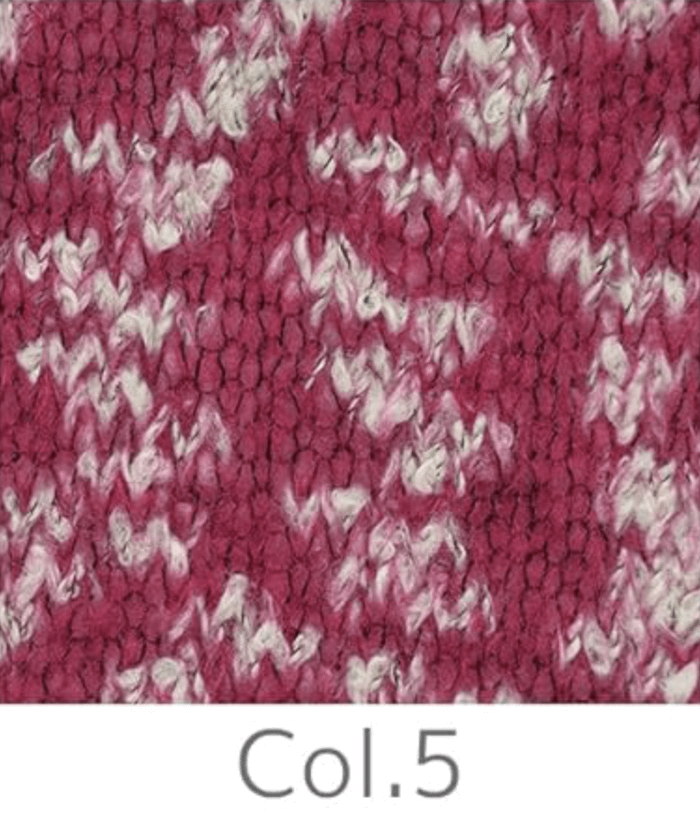 isk-009 かぎ針編む 雪のスヌード 雪花短圍巾｜超值影音材料包 - 色號05｜線上課程＋編織材料包