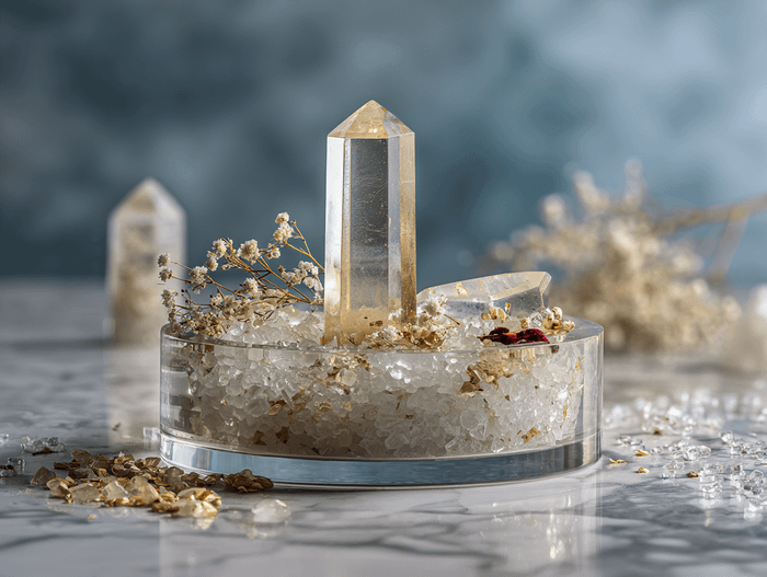 水晶能量花藝盆|一對一專屬守護 - 🌿 基本款