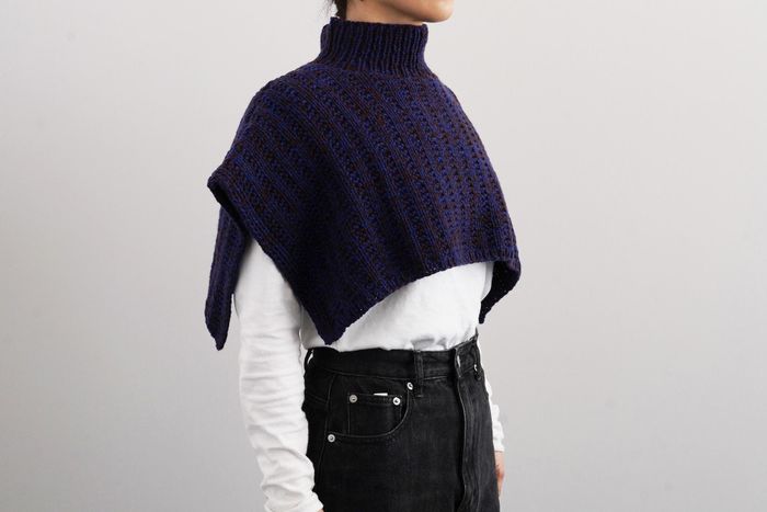 DARUMA 限量材料包 - 高領披肩|超值影音材料包 - 高領披肩材料包 B(深色)|不含織圖