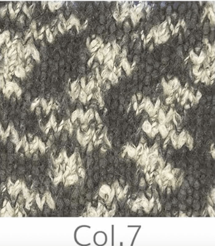 isk-009 かぎ針編む 雪のスヌード 雪花短圍巾｜超值影音材料包 - 色號07｜線上課程＋編織材料包