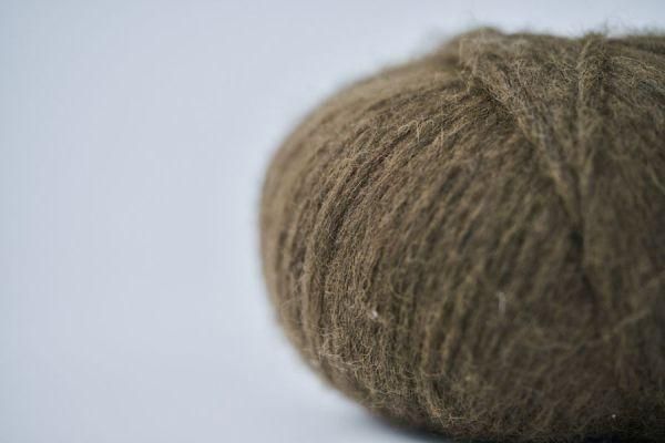 isk-035 三款極輕柔羊駝圍巾|超值影音材料包 - 07墨綠,馬丘比丘綠苔|線上課程+編織材料包