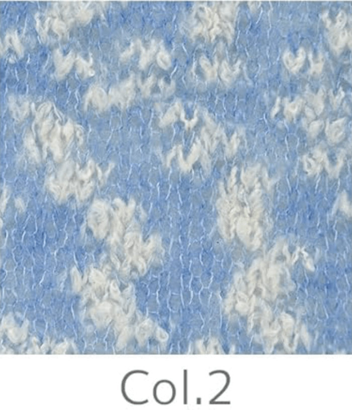 isk-009 かぎ針編む 雪のスヌード 雪花短圍巾｜超值影音材料包 - 色號02｜線上課程＋編織材料包