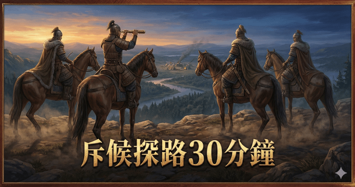 1對1 局勢分析 軍師獻策 - 【斥候探路30分鐘】